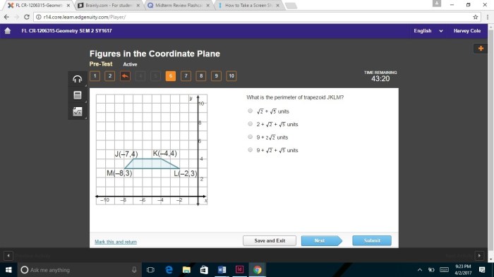 Trapezoid perimeter units