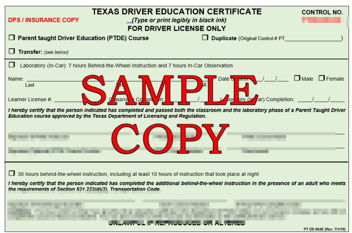 Dwi education course knowledge test answers texas